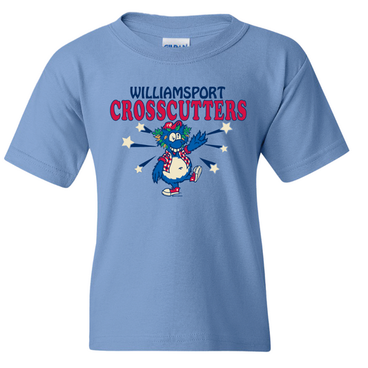 Williamsport Crosscutters Youth Carolina Mascot Tshirt-0