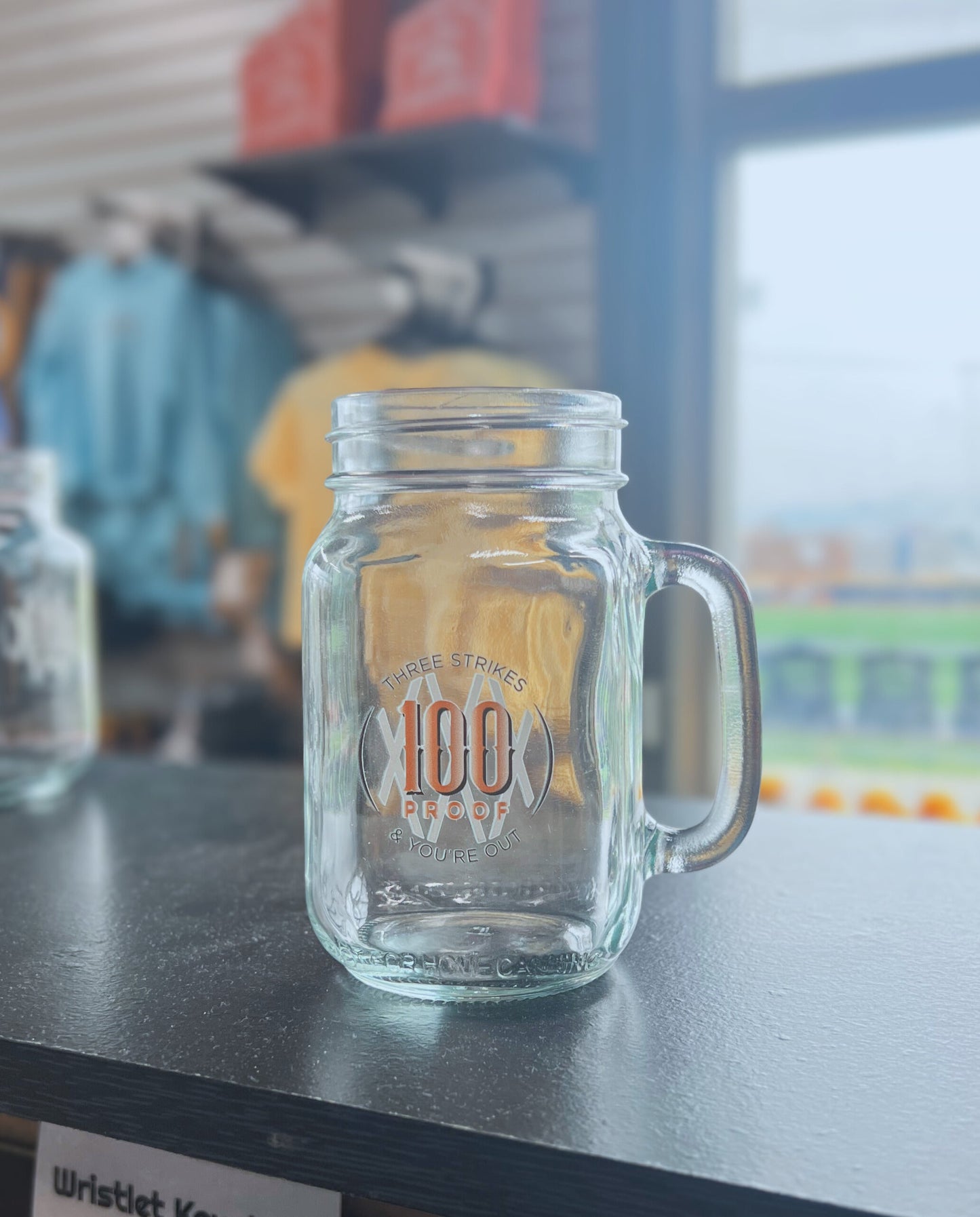 West Virginia Black Bears Moonshiners Glass Mug