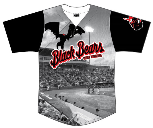 West Virginia Black Bears Replica Mothman Jersey-1