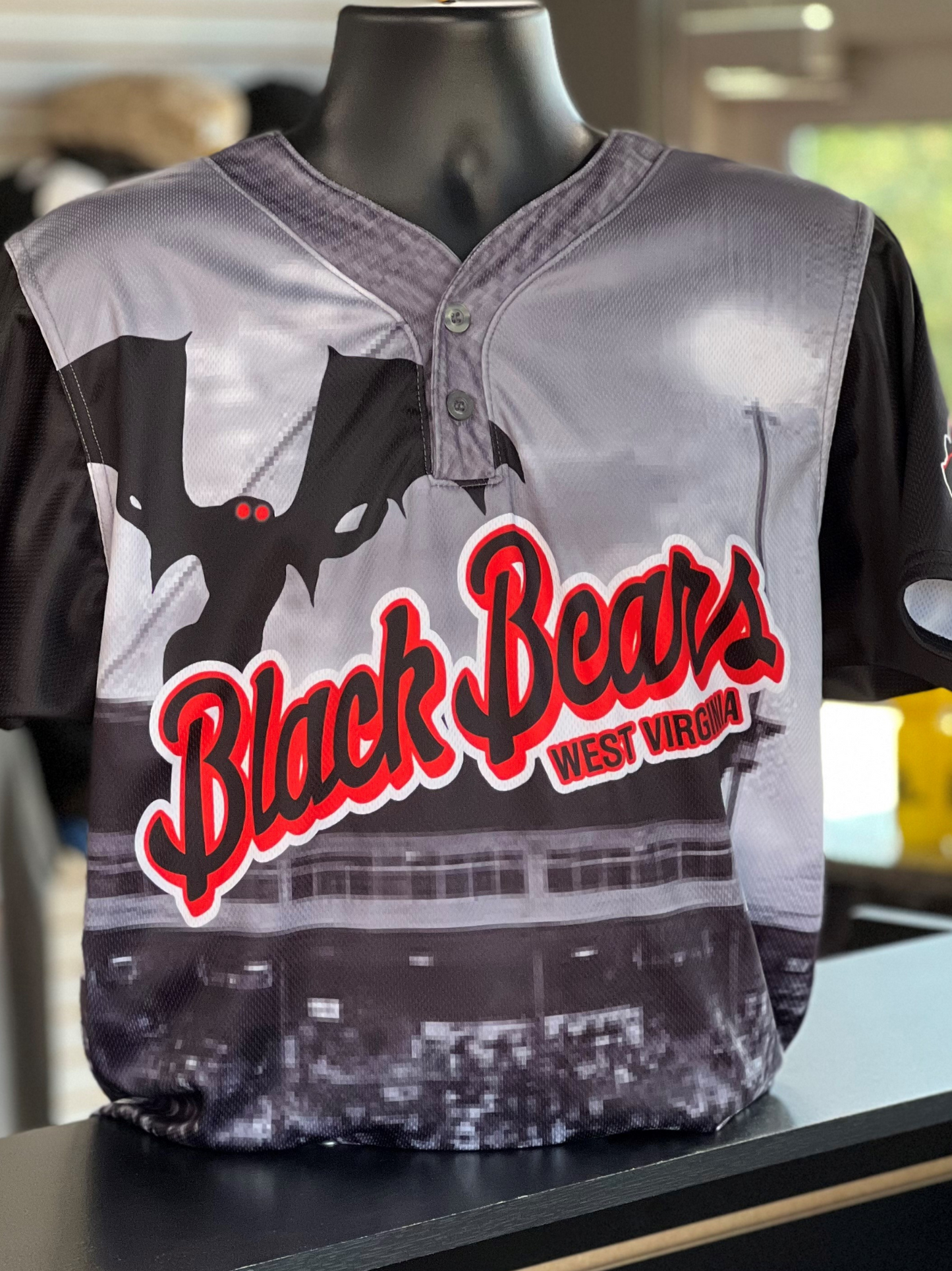 West Virginia Black Bears Replica Mothman Jersey