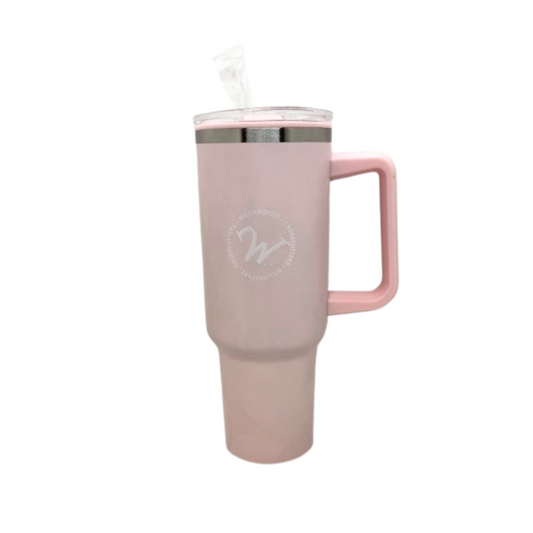 Williamsport Crosscutters Travel Mug Pink or Aqua-2