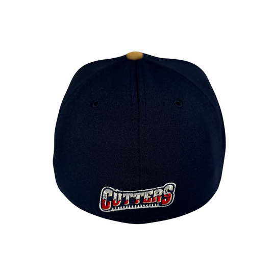 Williamsport Crosscutters Navy & Gold C Fitted Cap-2