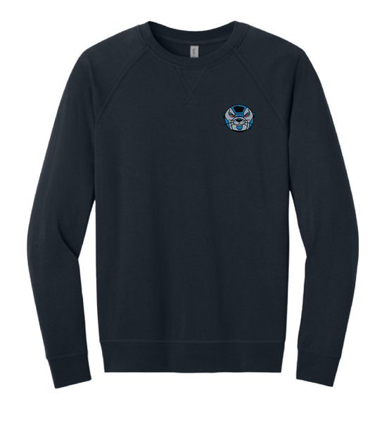 Navy Blue Otterbots Logo Crewneck-0