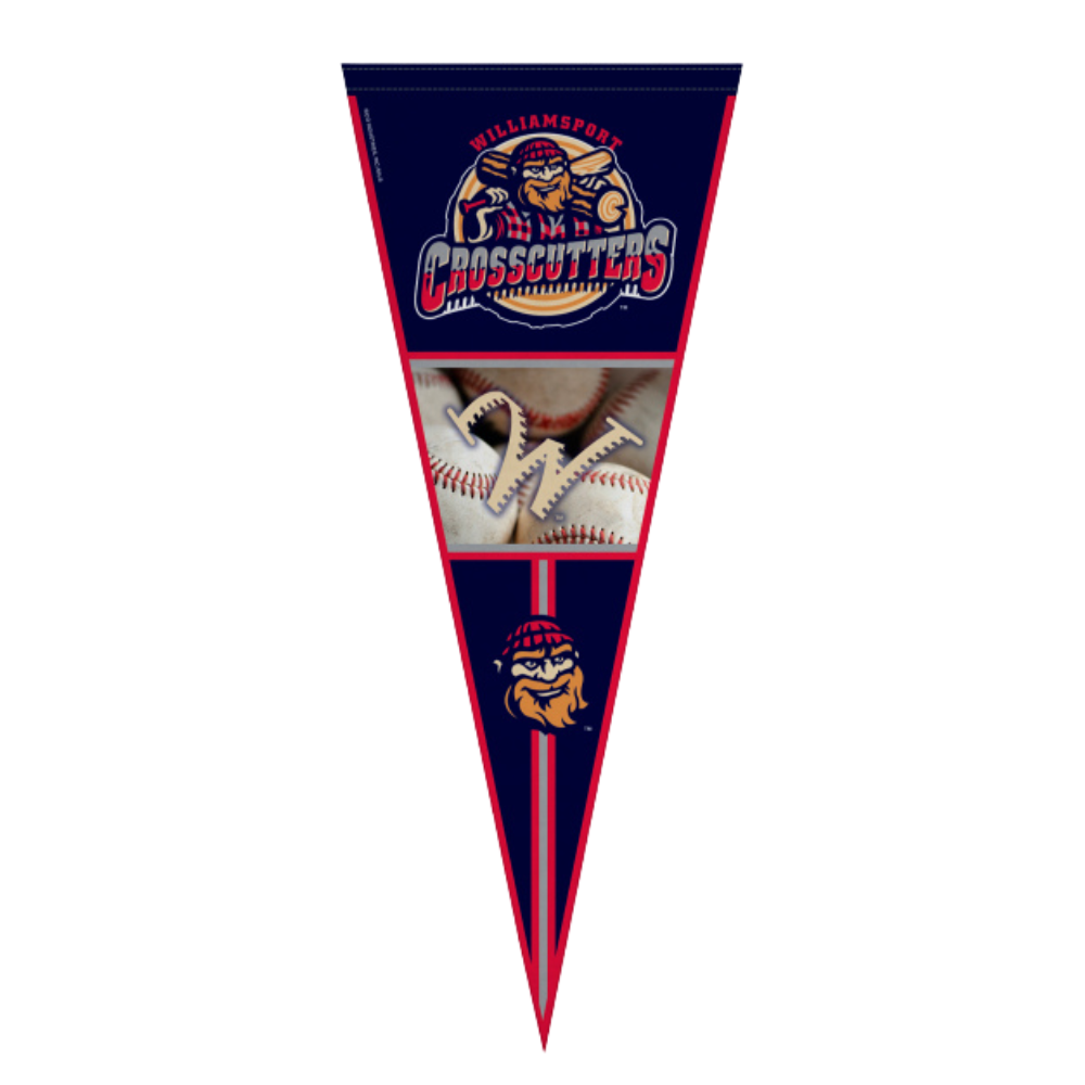 Williamsport Crosscutters Heritage Felt Pennant