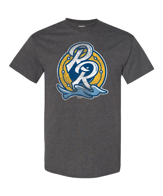 Grey RR Logo T-shirt-0