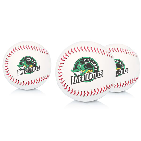 River Turtles Logo Baseball