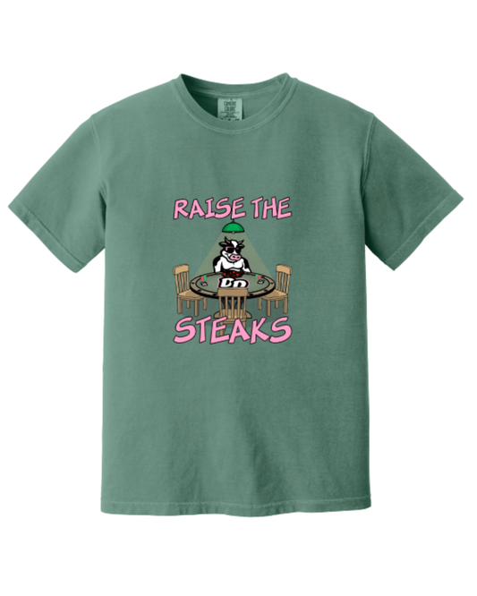 Comfort Colors Raise the Steaks Graphic T-Shirt-0