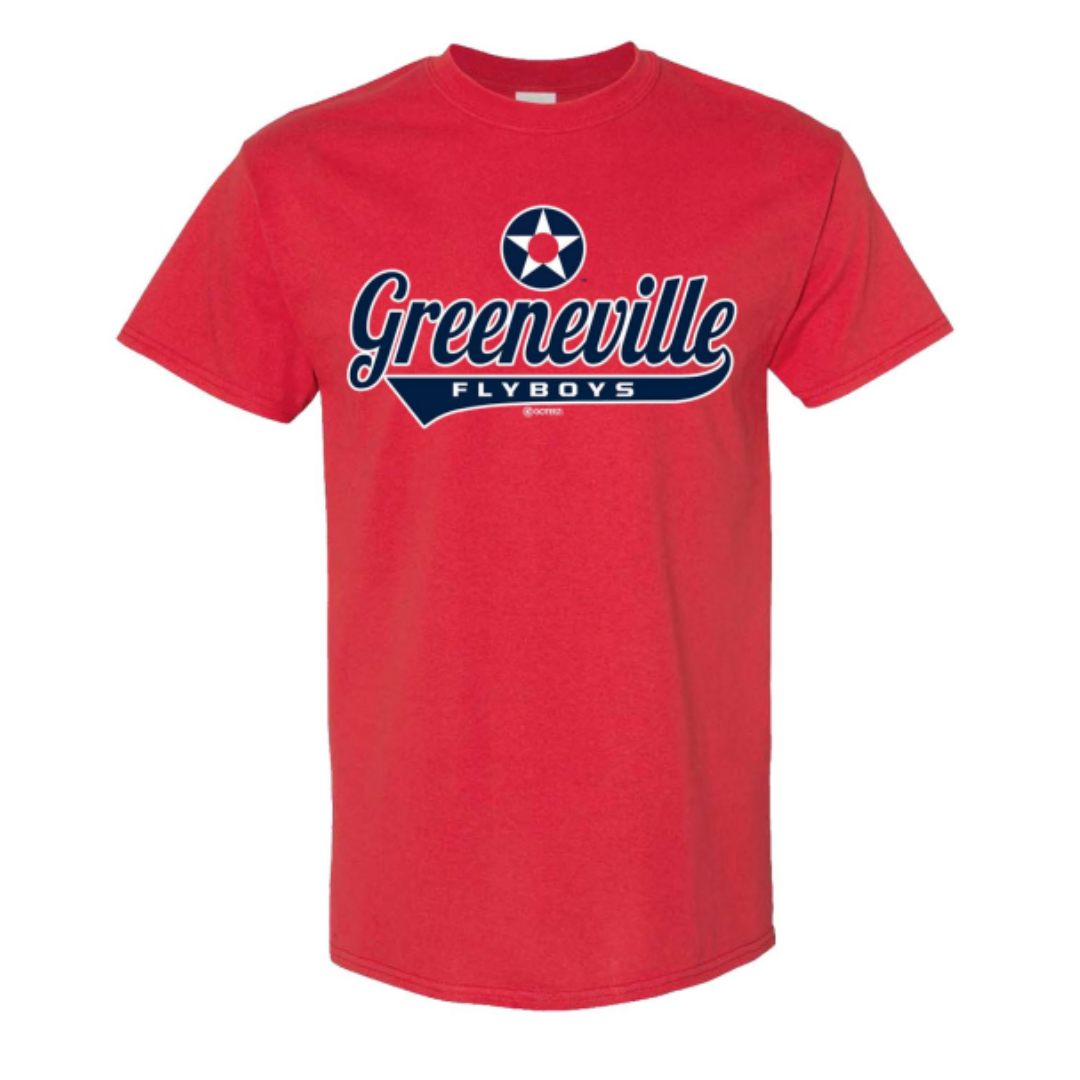 Red Script Tail Tee 2025