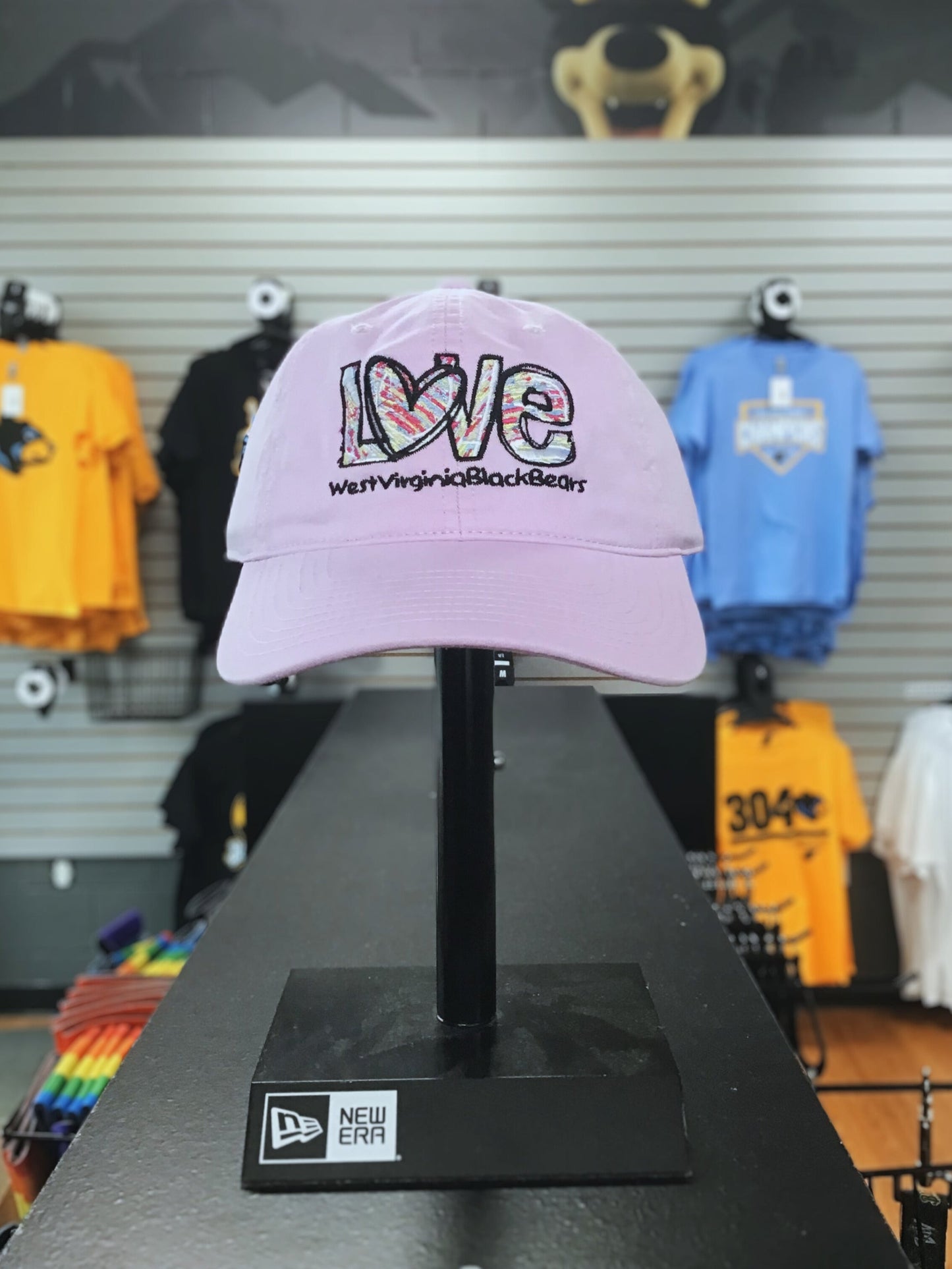 West Virginia Black Bears Relaxed Twill Love Adj. Hat