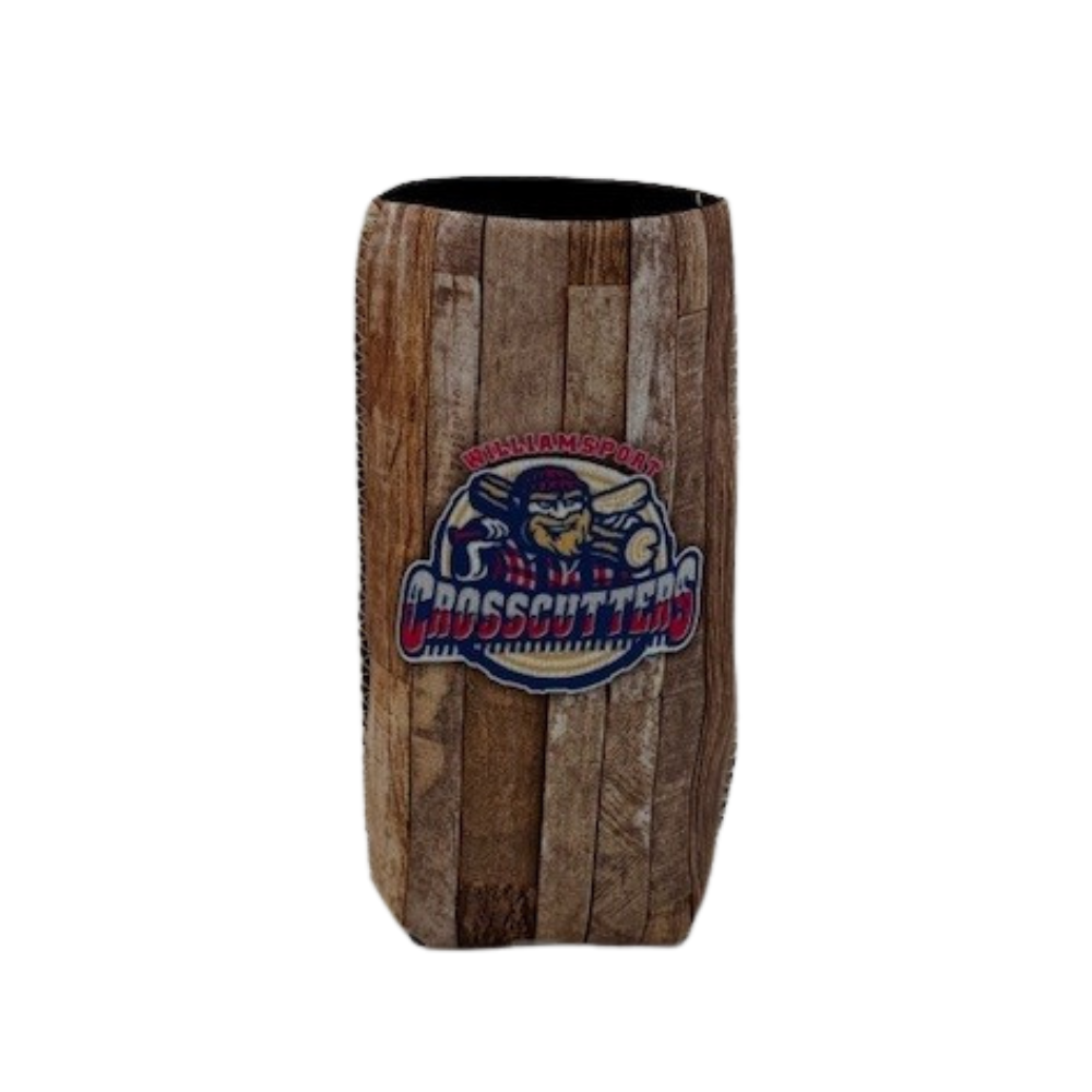 Williamsport Crosscutters 16oz Tall Boy Rustic Can Koozie