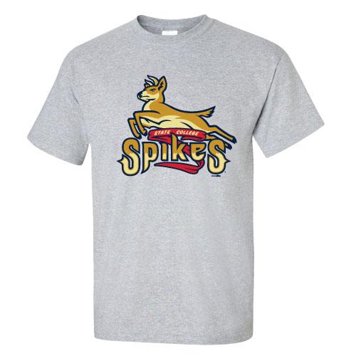 State College Spikes Primary Logo Tee-0