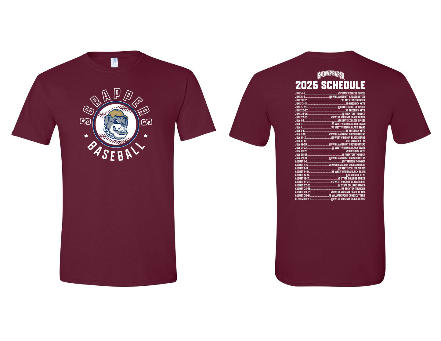 2025 Schedule T-Shirt
