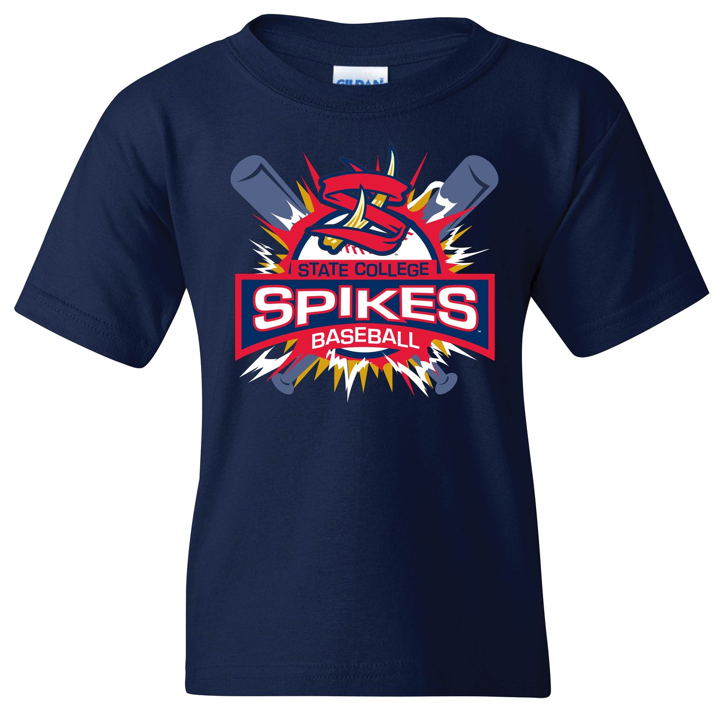 State College Spikes Youth Binding Tee