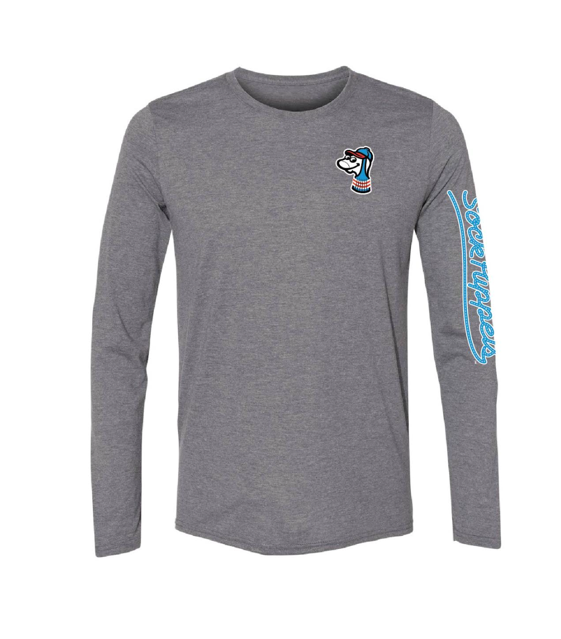Sock Puppets Cool Guy Long Sleeve Grey Shirt