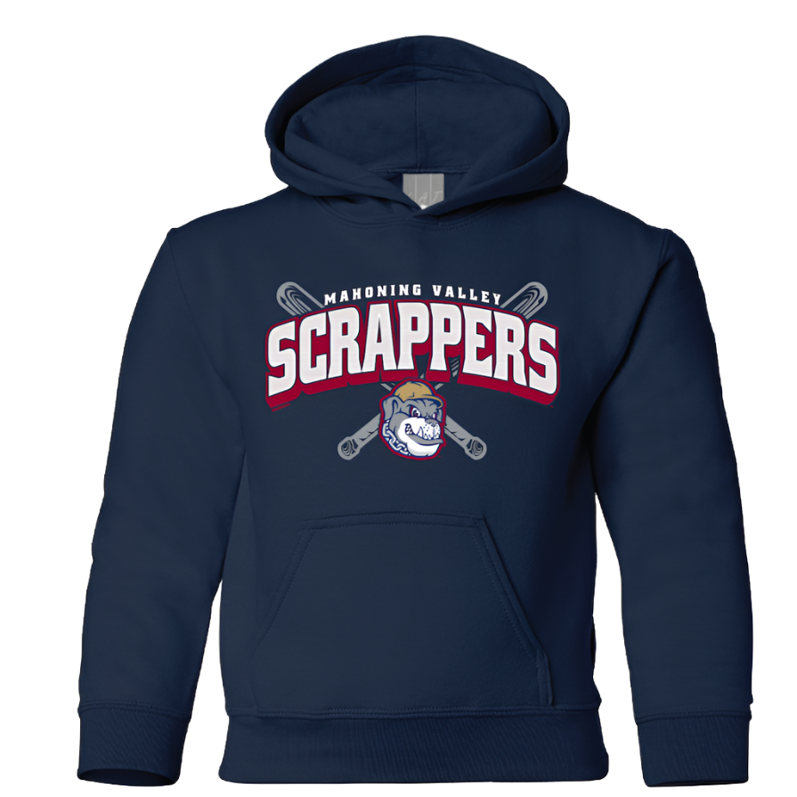 Navy Youth Scrappers Hooded Sweatshirt