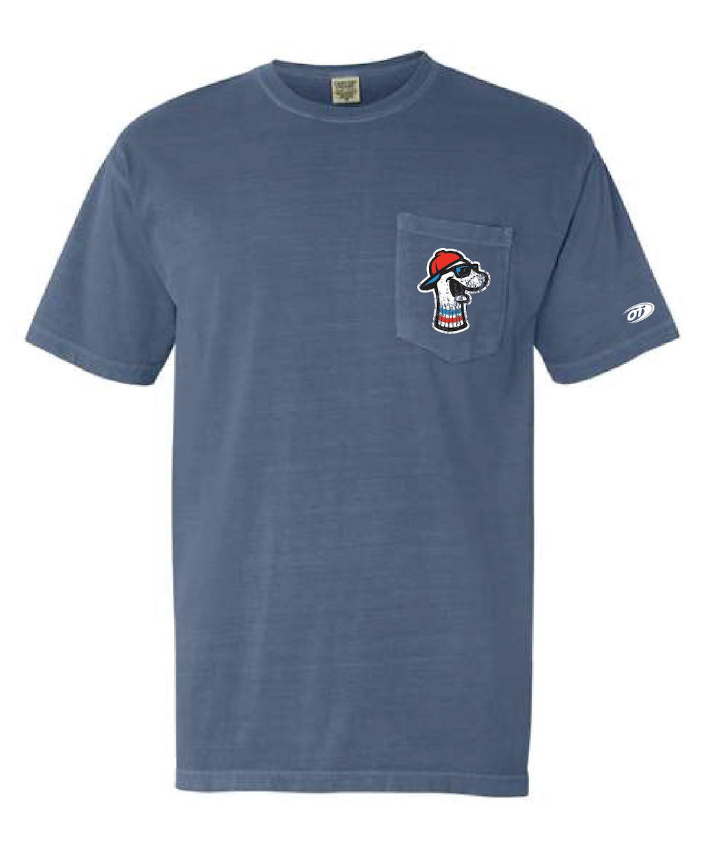 Sock Puppets Comfort Colors Pocket T-Shirt - Denim