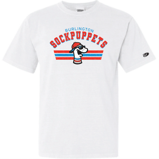 Sock Puppets Comfort Colors Pocket T-Shirt - White-0