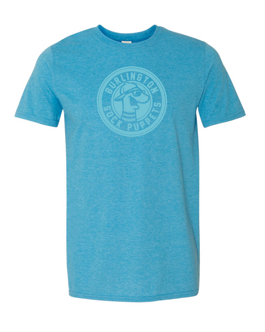 Sock Puppets Sapphire Circle Logo Shirt-0