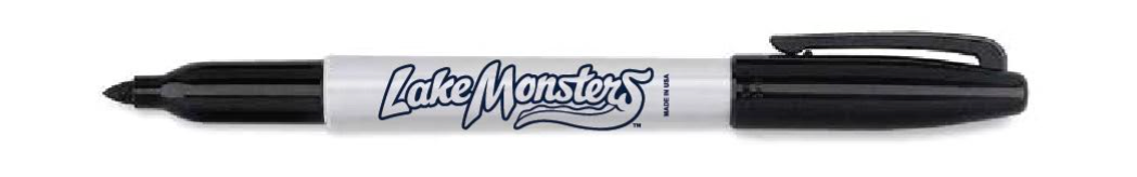 Vermont Lake Monsters Sharpie