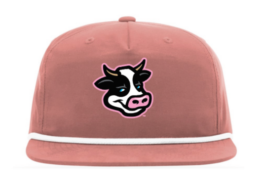 Dairy Daddies Dusty Pink Rope Hat-0