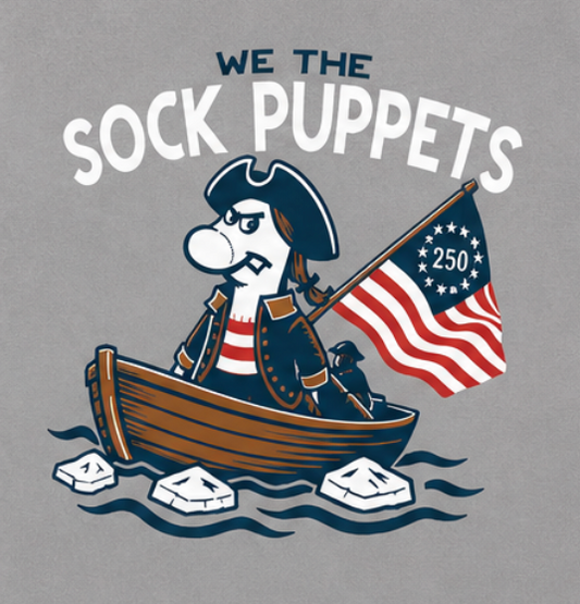 We The Sock Puppets Pocket T-Shirt-2