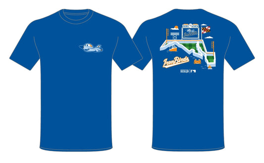 Aberdeen IronBirds - Baseballism Stadium Tee-0