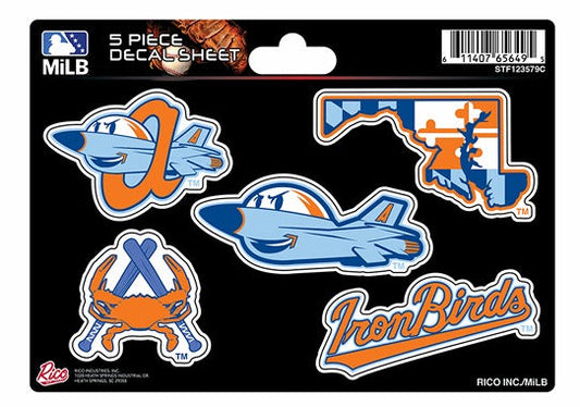 Aberdeen IronBirds - Small Style 5PC Sticker Set-0