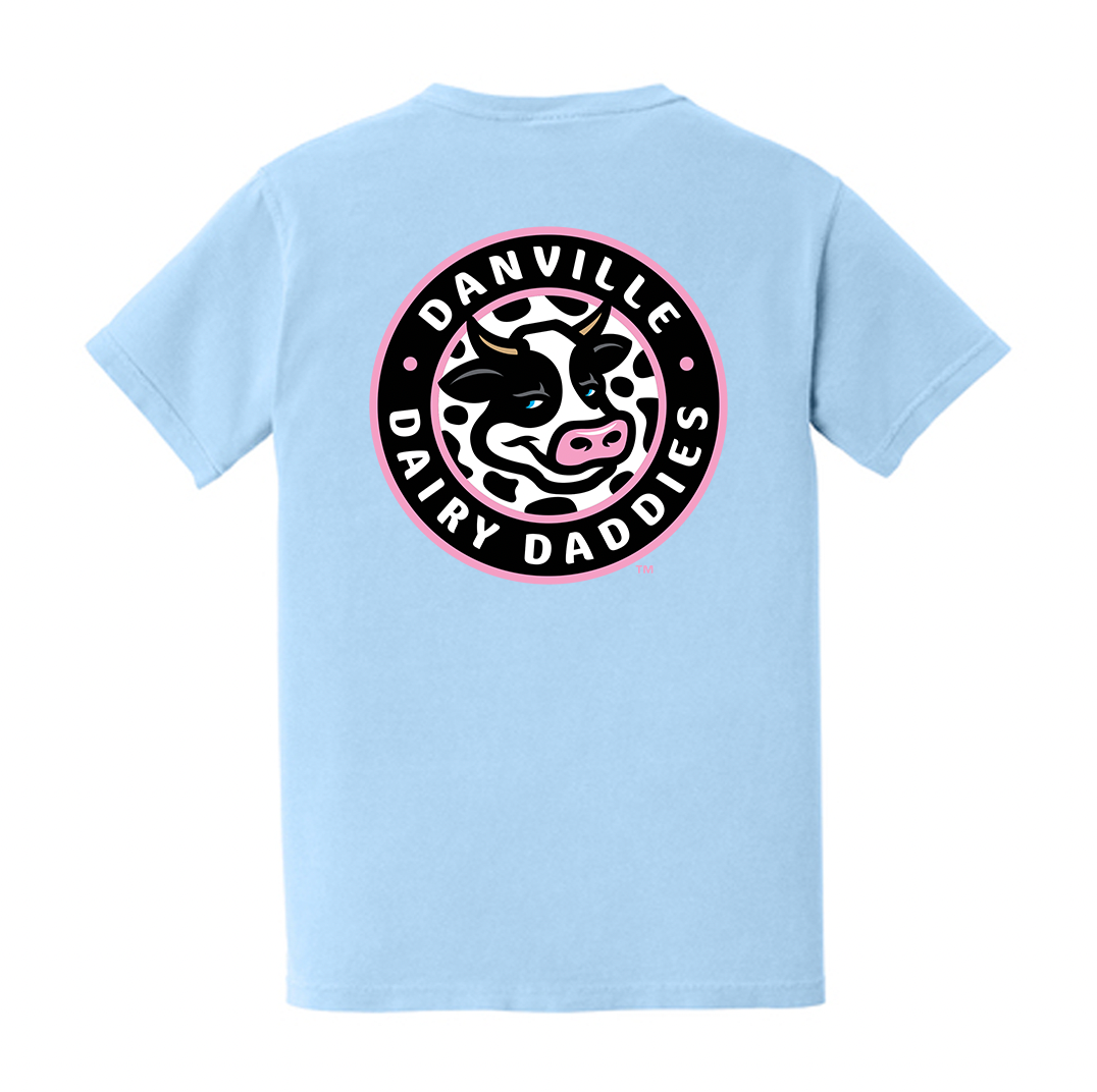 Comfort Colors Baby Blue Dairy Daddies Pocket T-Shirt