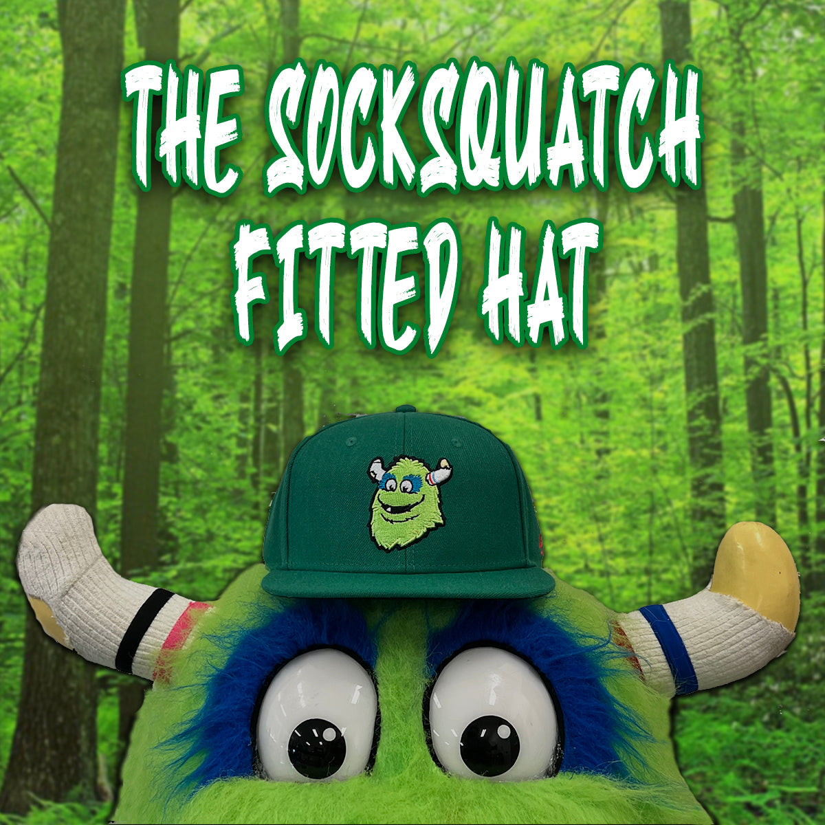 Socksquatch Fitted-Hat-1