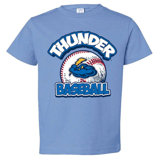 Youth Thunder Baseball Team T-Shirt-0