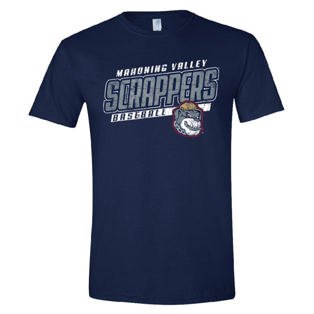 Navy Scrappers Baseball T-Shirt
