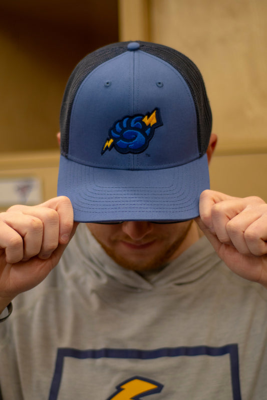 Slate Blue Cloudfist Trucker Hat-1