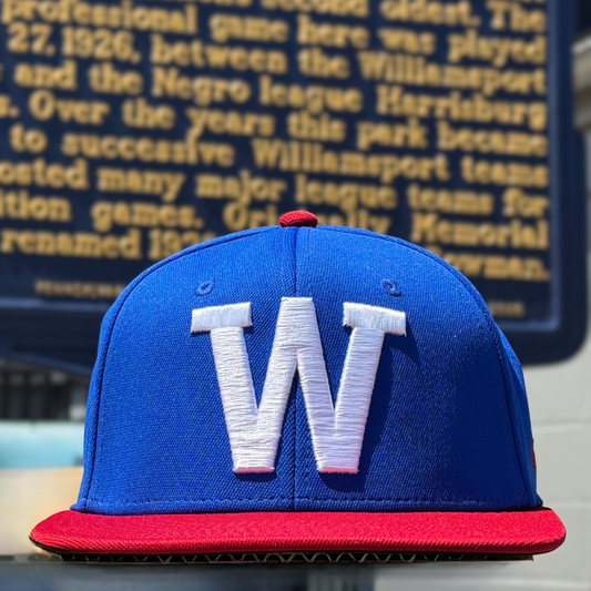 Williamsport Crosscutters 100th Anniversary Tomahawks Fitted Cap-0