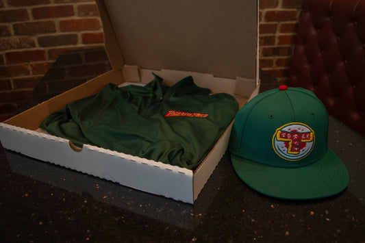 Tomato Pies Wordmark Performance 1/4 Zip Pullover-1