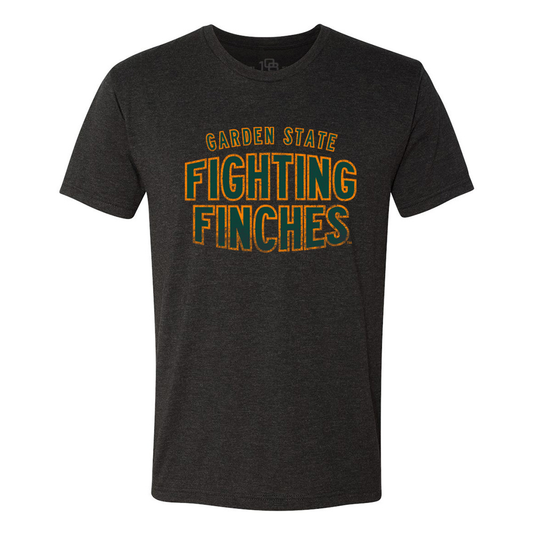 Garden State Fighting Finches Wordmark T-Shirt-0