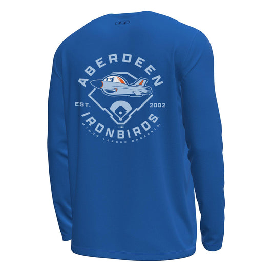 Aberdeen IronBirds - Under Armour Men's Tech Stretch Long Sleeve Tee-1
