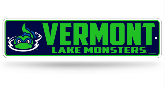 Vermont Lake Monsters Metal Street Sign-0