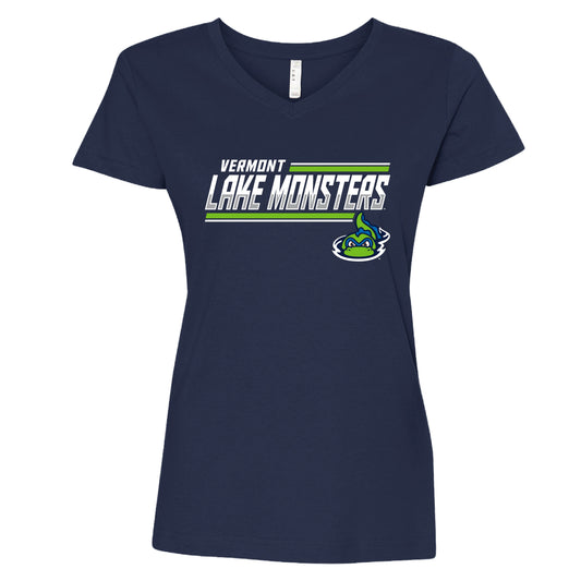 Ladies V-neck Longer Length Wynder Tee-0