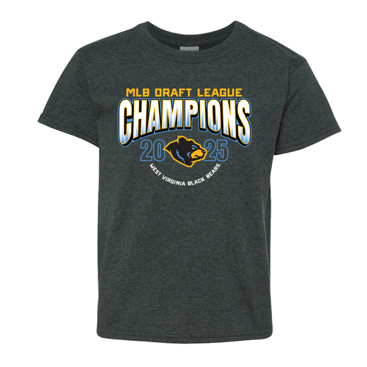 West Virginia Black Bears Youth 2025 Championship Tee-0