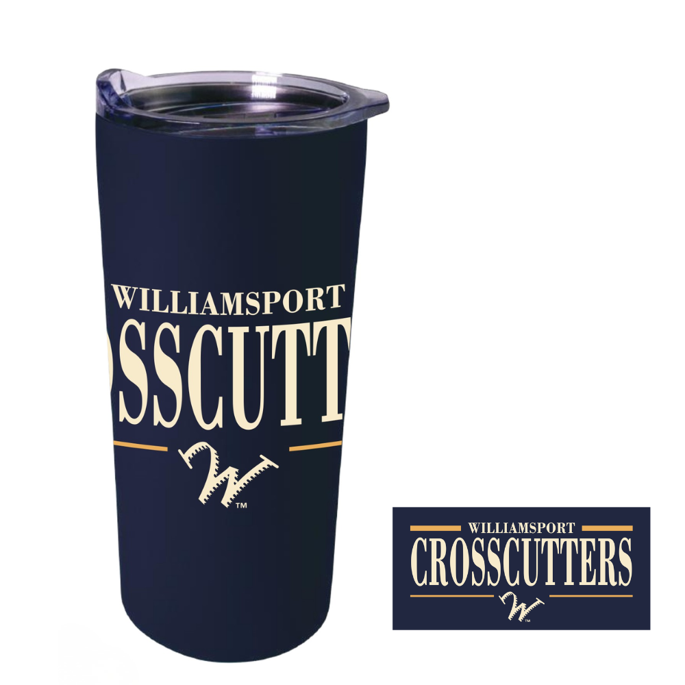 Williamsport Crosscutters Insulated Logo Tumbler