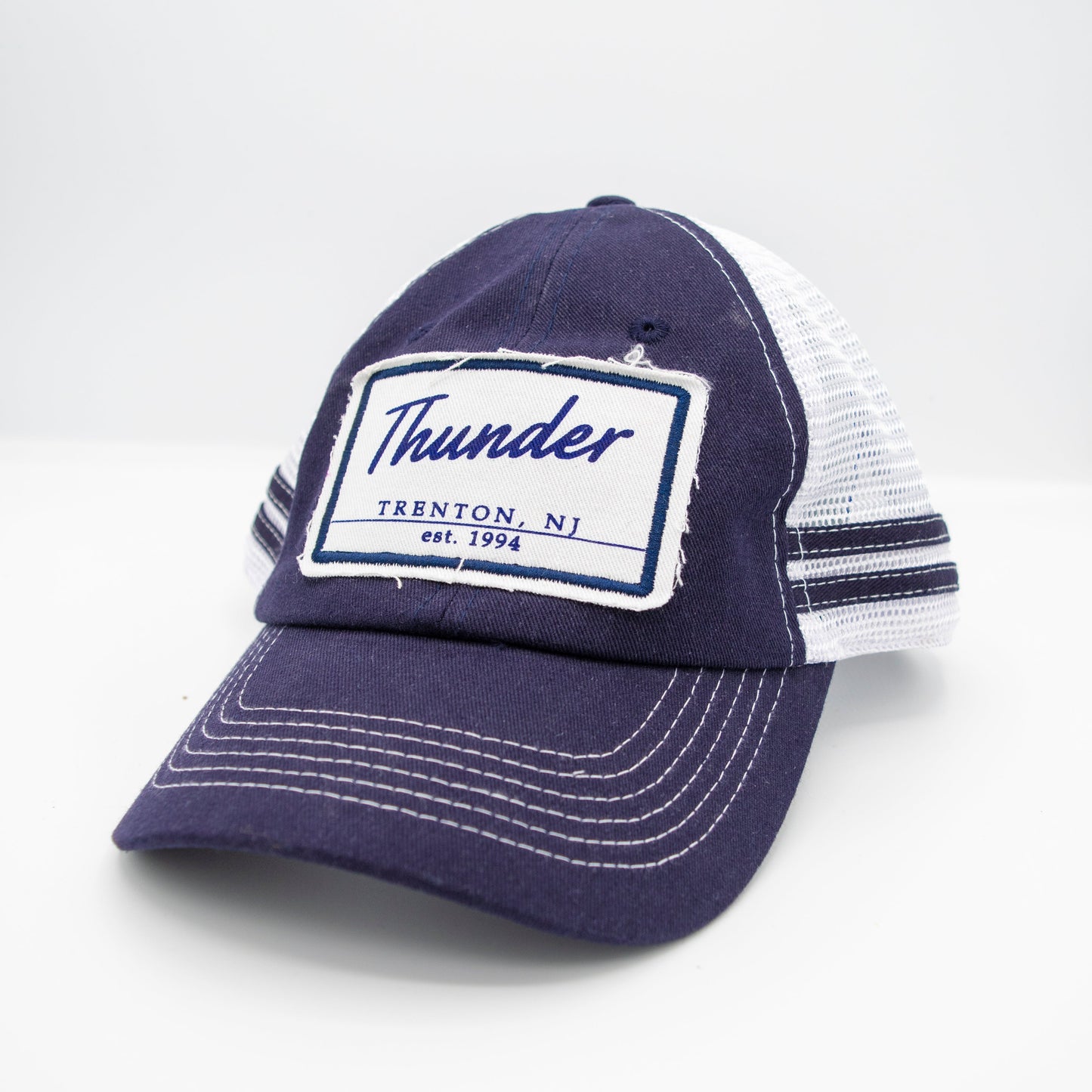 Thunder Distressed Adjustable Trucker Cap