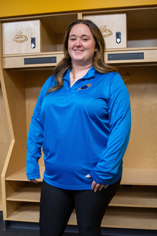 Women's Royal Cloud Fist 1/4 Zip Pullover-0