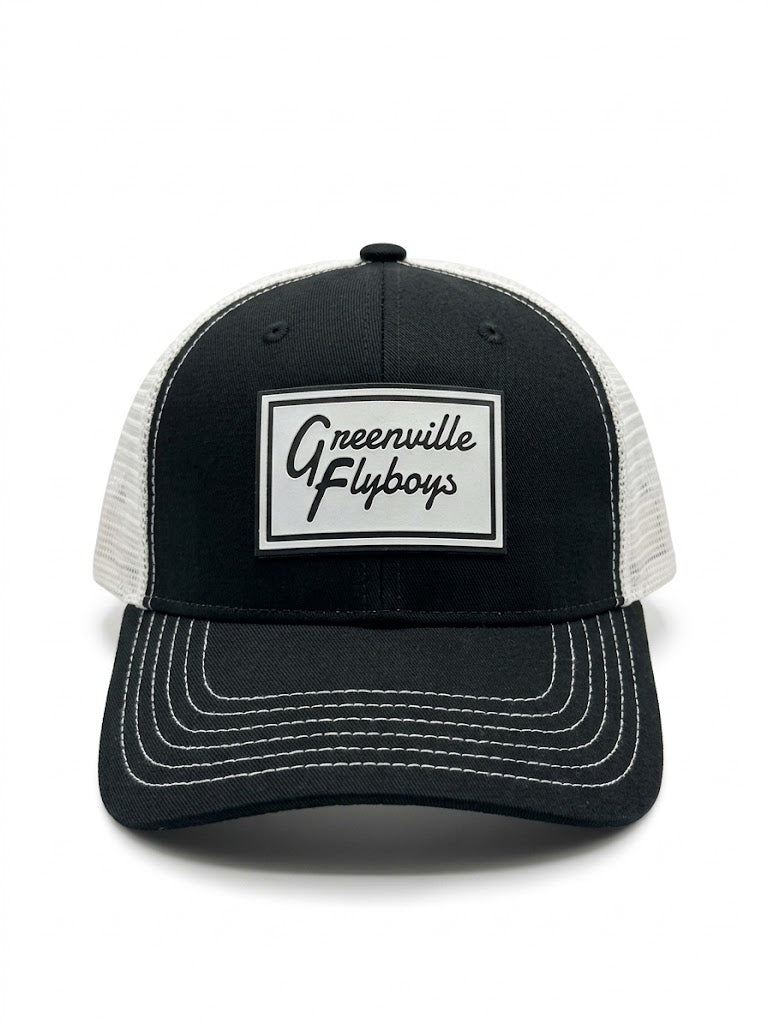 Ladies Black Patch Hat