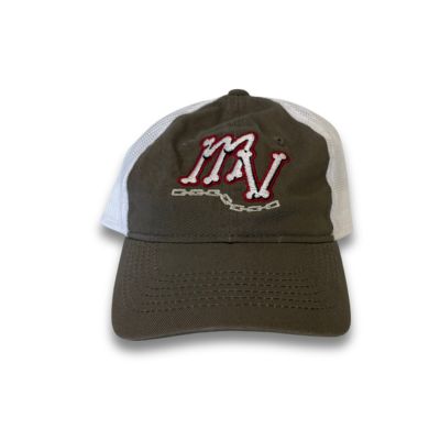 MV Charcoal/White Youth Adjustable Hat-0