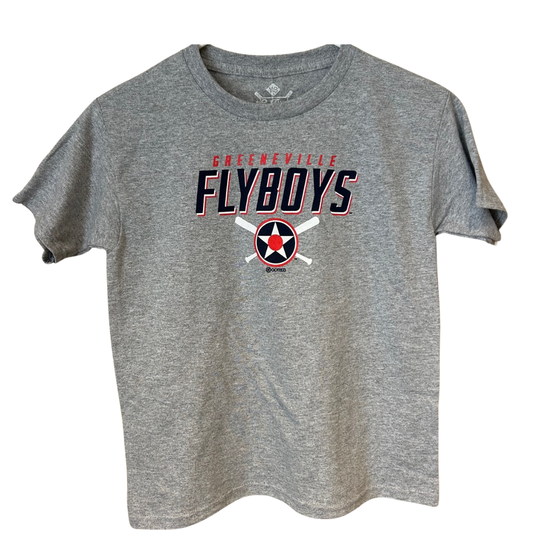 Flyboys Youth Cross Bat Tee