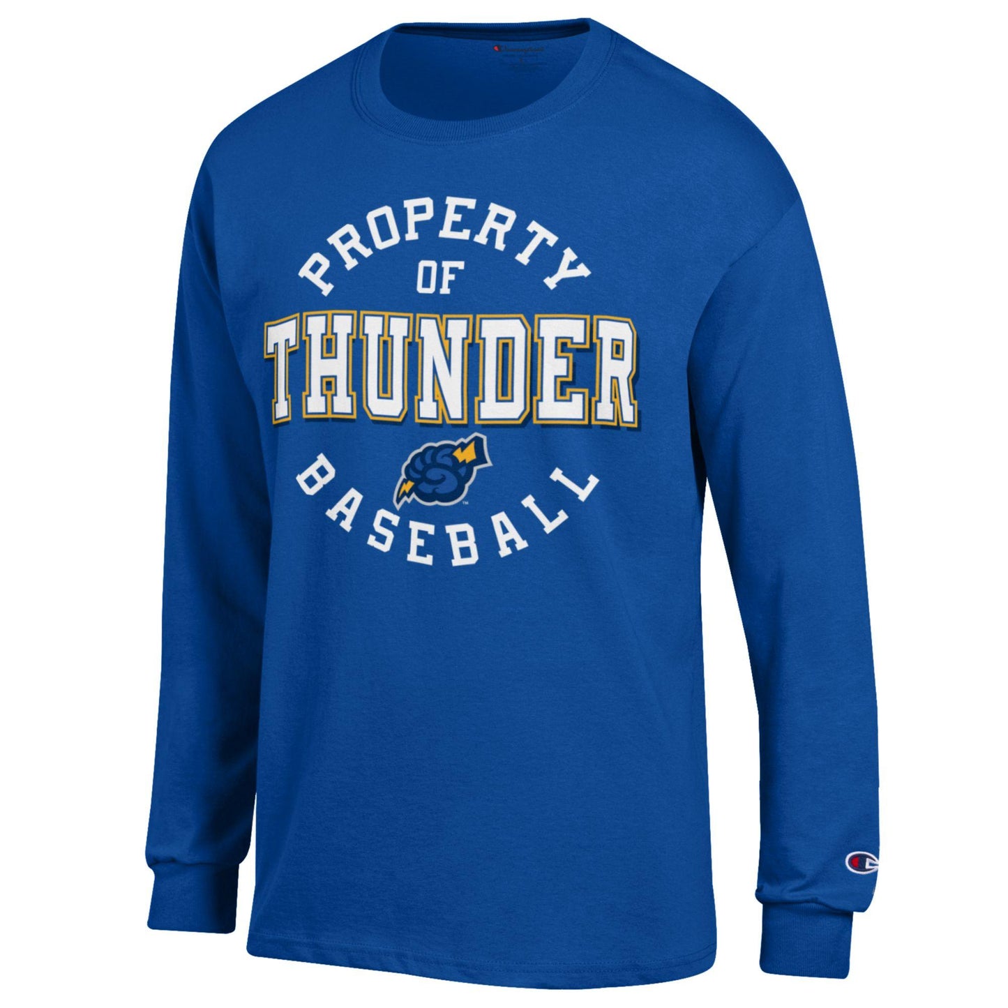 Property of Thunder Baseball Long Sleeve Shirt