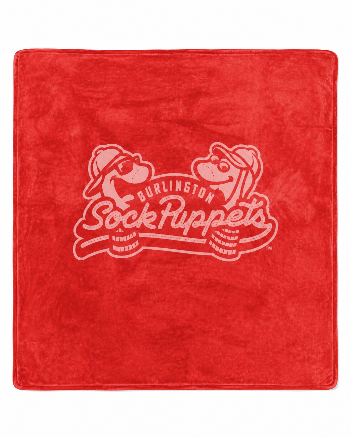 Sock Puppets Primary Plush Blanket