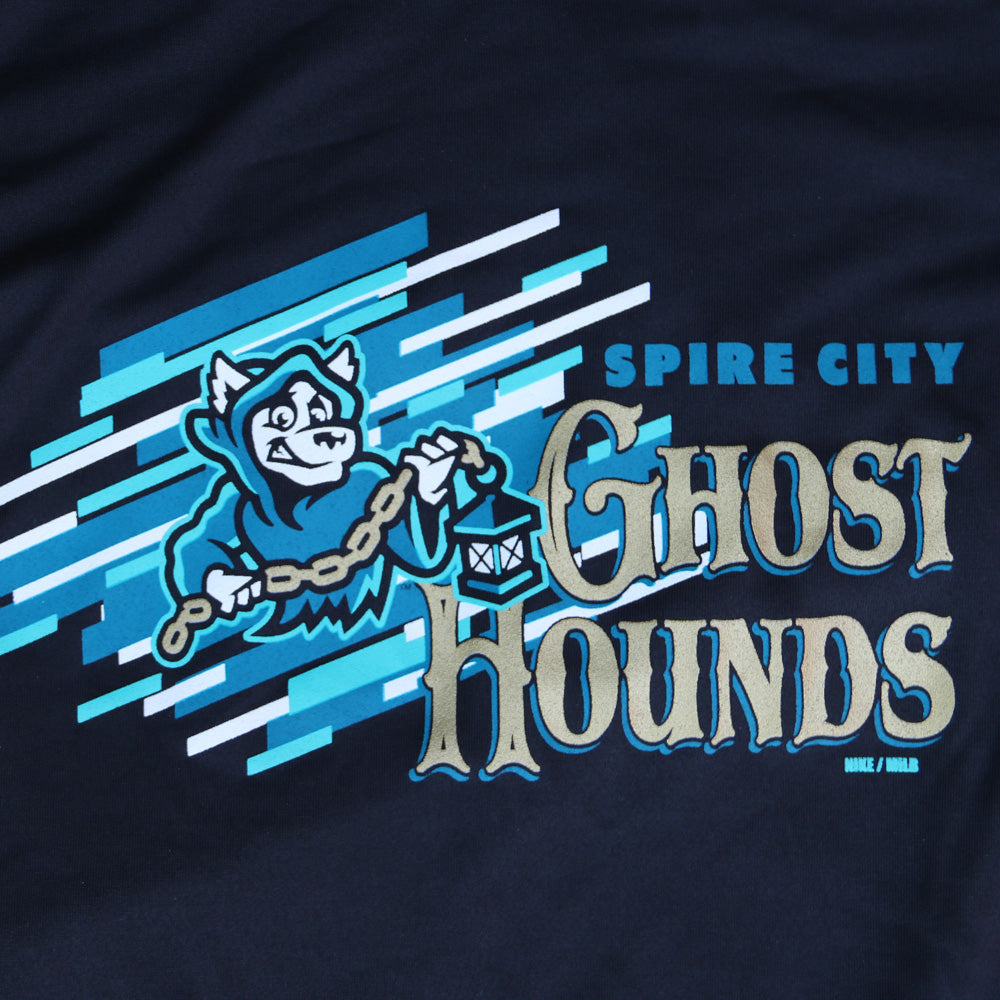 Spire City Ghost Hounds Nike Black 332 Dri-Fit Tee