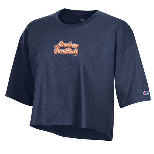 Aberdeen IronBirds - Champion Boyfriend Crop Tee-0