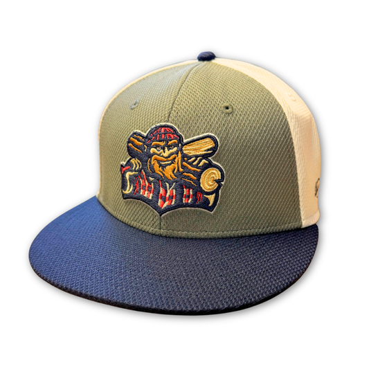 Williamsport Crosscutters Graphite/White Alternate Fitted Cap-0